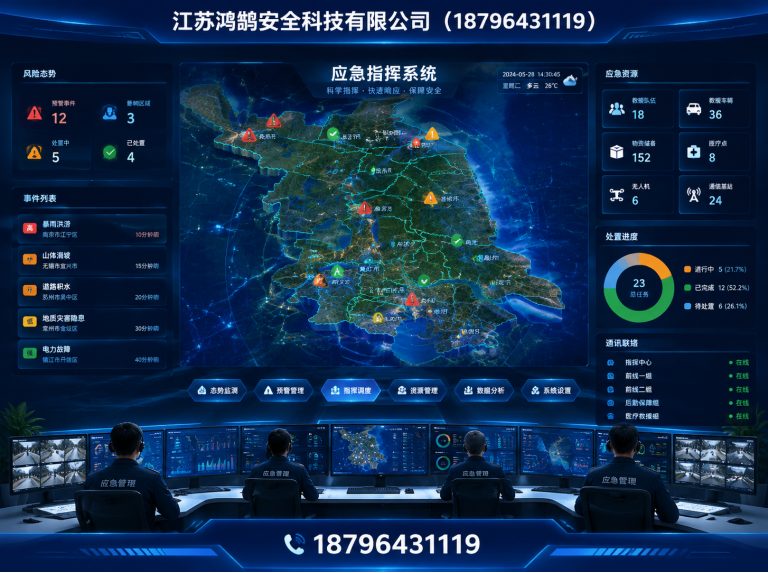 金华应急指挥系统展示图
